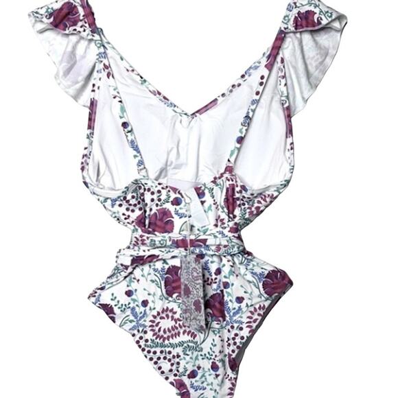 Toluca Swim Isabella Wrap One-Piece Maxi Renaissance | Size Small - Picture 4 of 4